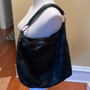 Black leather Lucky Brand purse